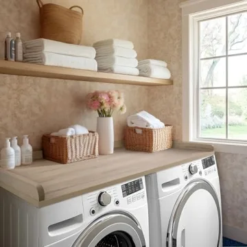 Kaboon Washer Dryer Countertop for Organized Laundry Rooms