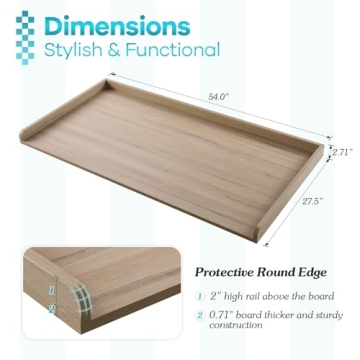 Kaboon Washer Dryer Countertop for Organized Laundry Rooms