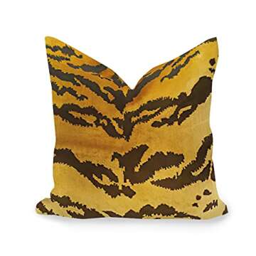 ArogGeld Tiger Velvet Pillow Cover for Home Decor