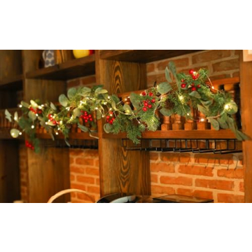 Elegant 6.3FT Christmas Cedar Garland for Year-Round Use
