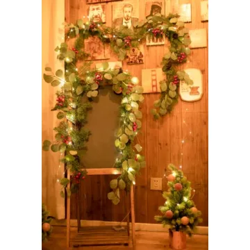 Elegant 6.3FT Christmas Cedar Garland for Year-Round Use
