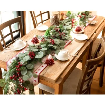 Elegant 6.3FT Christmas Cedar Garland for Year-Round Use