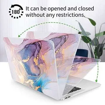 Watbro Stylish Marble MacBook Air Case & Keyboard Cover