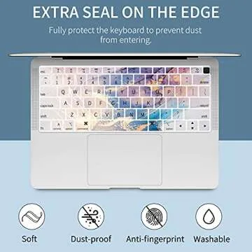 Watbro Stylish Marble MacBook Air Case & Keyboard Cover