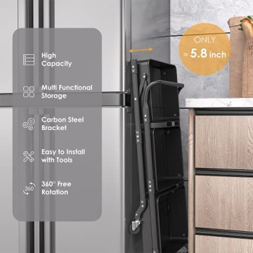 Versatile DTK 3 Tier Folding Metal Rolling Cart