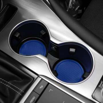 SINGARO Universal Car Coaster - Stylish & Durable Set of 4