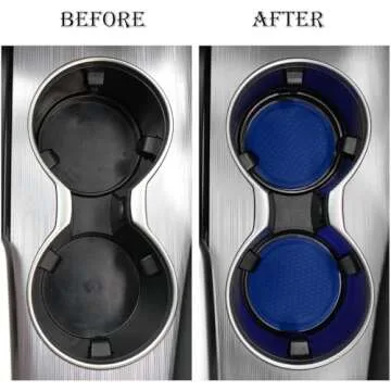 SINGARO Universal Car Coaster - Stylish & Durable Set of 4