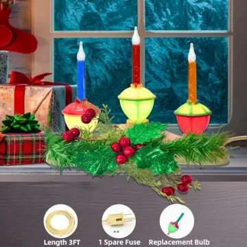 SOTOPOO Bubble Lights for Vintage Christmas Decor