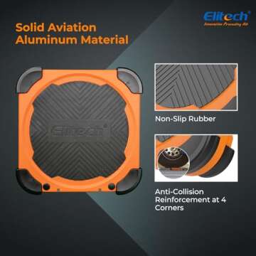 Elitech LMC-200 Refrigerant Scale with Anti-Collision Design for HVAC Professionals