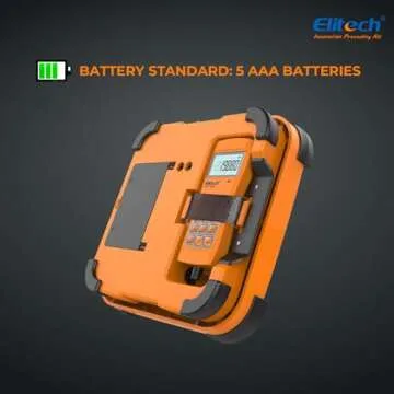 Elitech Refrigerant Scale 220lbs Accuracy for HVAC Use