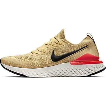 Nike Men's Epic React Flyknit 2 Running Shoe (8.5, Gold)