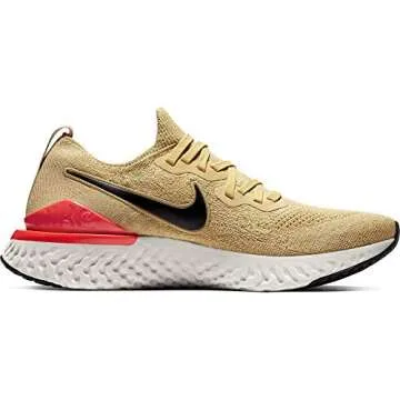 Nike Men's Epic React Flyknit 2 Running Shoe (8.5, Gold)