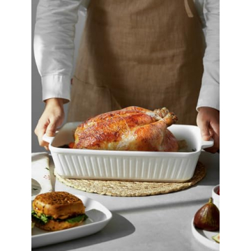 DOWAN Ceramic Baking Dish Oven Safe Elegant Bakeware