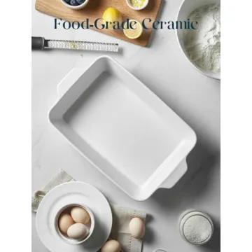 DOWAN Ceramic Baking Dish Oven Safe Elegant Bakeware
