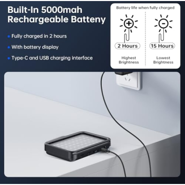 Portable Selfie Light with 84 LED for Perfect Photos