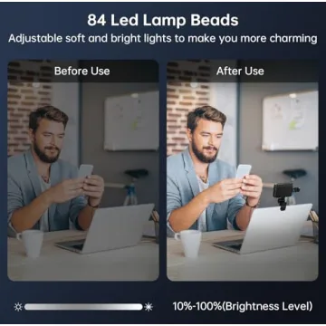 Portable Selfie Light with 84 LED for Perfect Photos