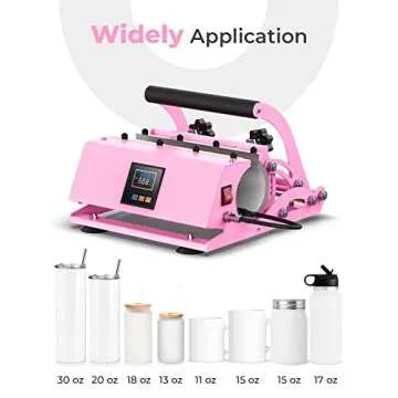 Findcolor Pro Tumbler Heat Press - 11-30 OZ Custom Crafting