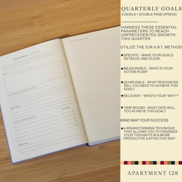 90 Day Productivity Planner | Goal Setting & Time Management
