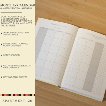 90 Day Productivity Planner | Goal Setting & Time Management
