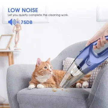 Lightweight Cordless Handheld Vacuum with LED Light
