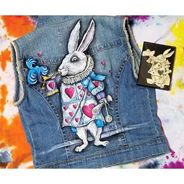 Jacquard Textile 9 Color Exciter Set - Permanent Fabric Paint for Clothes, Furniture Upholstery, Shoes or Tote Bags – Indoor & Outdoor Fabric Paint Set – 1/2 Oz Jars, Upholstery Fabric paint