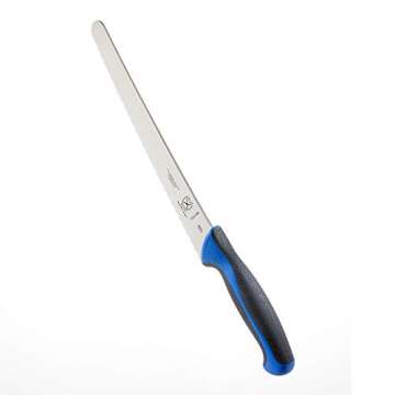 Mercer Culinary 10-Inch Blue Bread Knife for Perfect Slices