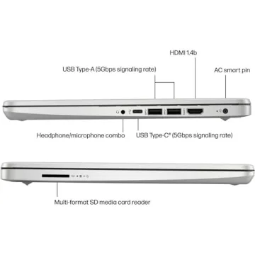 HP 14 Laptop for Students | Intel 4-Core, 16GB RAM, 1.6TB Storage