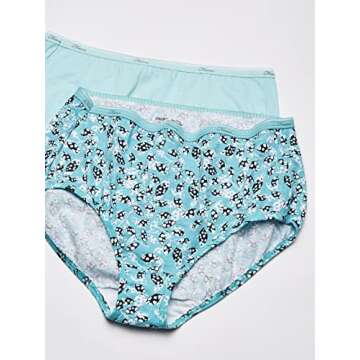 Hanes womens Cotton briefs underwear, 10 Pack - Brief Assorted 1, 7 US