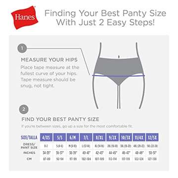 Hanes womens Cotton briefs underwear, 10 Pack - Brief Assorted 1, 7 US