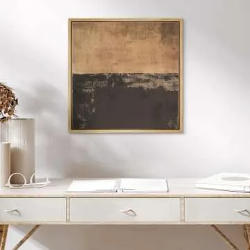 SIGNWIN Earthy Abstract Framed Canvas Art for All Rooms