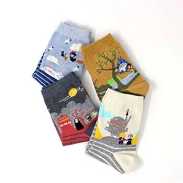 LIVEBEAR Women's Anime Socks - Cute & Comfortable