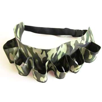 EZ Drinker Beer & Soda Can Holster Belt, Holds 6 Beverages