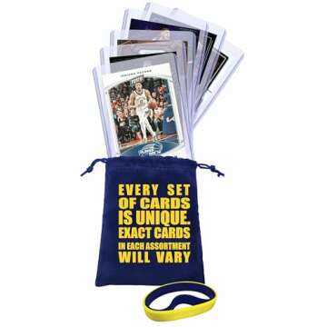 Indiana Pacers Cards: Tyrese Haliburton, Myles Turner, Pascal Siakam, Obi Toppin, Reggie Miller, T. J. McConnell ASSORTED Basketball Stars & GOATs Trading Cards and Wristbands Gift Pack