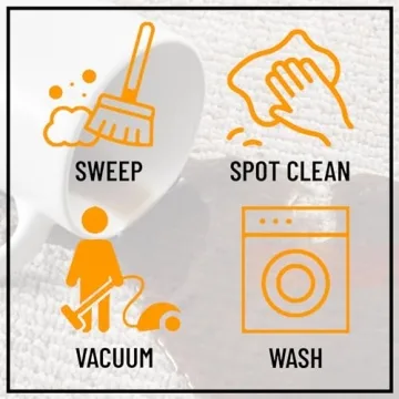 Stylish Machine Washable Laundry Room Rug Non-Slip