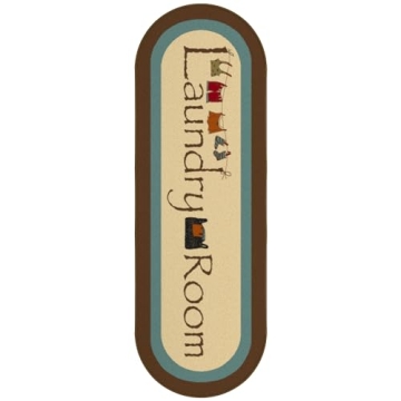 Stylish Machine Washable Laundry Room Rug Non-Slip