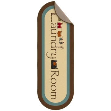 Stylish Machine Washable Laundry Room Rug Non-Slip