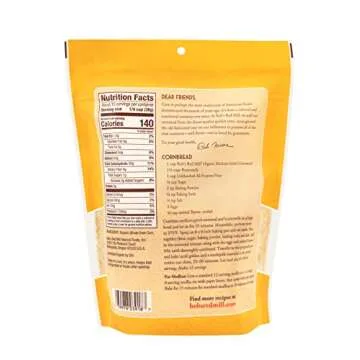 Bob's Red Mill Organic Medium Grind Cornmeal 24oz - Non GMO