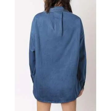 Astylish Women Chambray Denim Blouse for All Occasions
