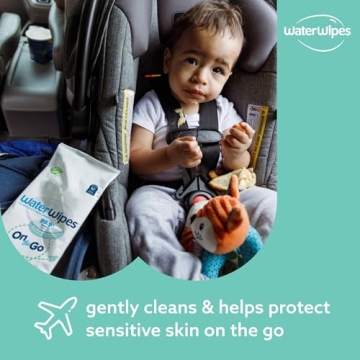WaterWipes On the Go Wipes for Travel and Sports