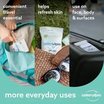 WaterWipes On the Go Wipes for Travel and Sports