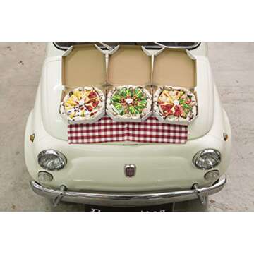 Rainbow Socks - Pizza Box Socks - 4 pairs MIX HawaiiCapriciosaPepperoni Cotton Socks L Made In EU