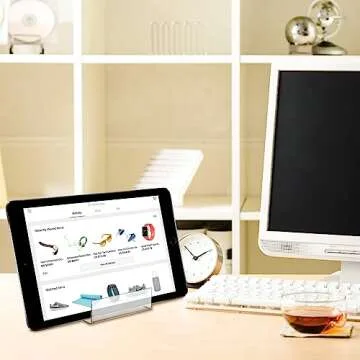 12 Pack Display Stand with Ledge, Acrylic Book Display Stand Tablet Holder Easel Holder for Displaying Pictures, Books, Albums, Music Sheets, Notebooks, Artworks, Cds, Large