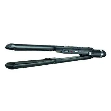 BaBylissPRO Porcelain Ceramic Flat Iron Hair Straightener, 1 1/2" Digital Hair Straightener Iron for Professional Salon Results and All Hair Types