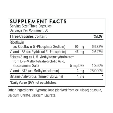 Thorne Methyl-Guard Plus - Essential B Vitamins for Energy