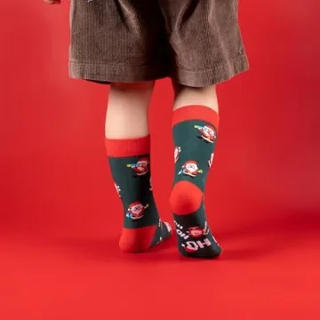 TOAMOUR Christmas Socks for Kids - Festive Holiday Gifts