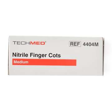 DUKAL Tech-Med Nitrile Finger Cots - 144 Count Pack