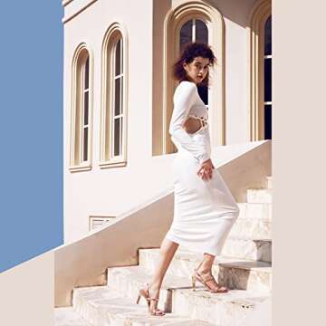 Modatope Gold Strappy Sandals for Women Comfort and Style