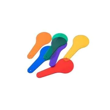 6Pcs Color Paddles, Transparent Color Paddles, Color Learning, Optics Color Filter Plate Montessori Educational Science Educational Painting Color Drawing Cognition Science Education,Color Science