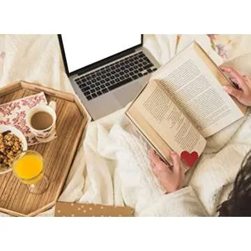 18 PCS Leather Bookmarks for Women with Heart Shape, Cute Corner Bookmark, Book Accessories for Reading Lovers, Book Markers for Women, Bookmarks for Book Lovers by HNQCPCVU (18PCS Heart)