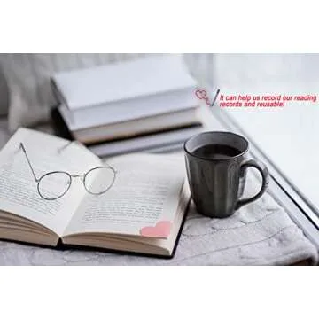 18 PCS Leather Bookmarks for Women with Heart Shape, Cute Corner Bookmark, Book Accessories for Reading Lovers, Book Markers for Women, Bookmarks for Book Lovers by HNQCPCVU (18PCS Heart)